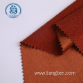 100% Polyester Knitted French Terry Faux Suede Fabric